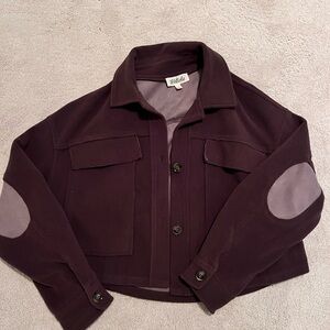 Brown Cropped Jacket